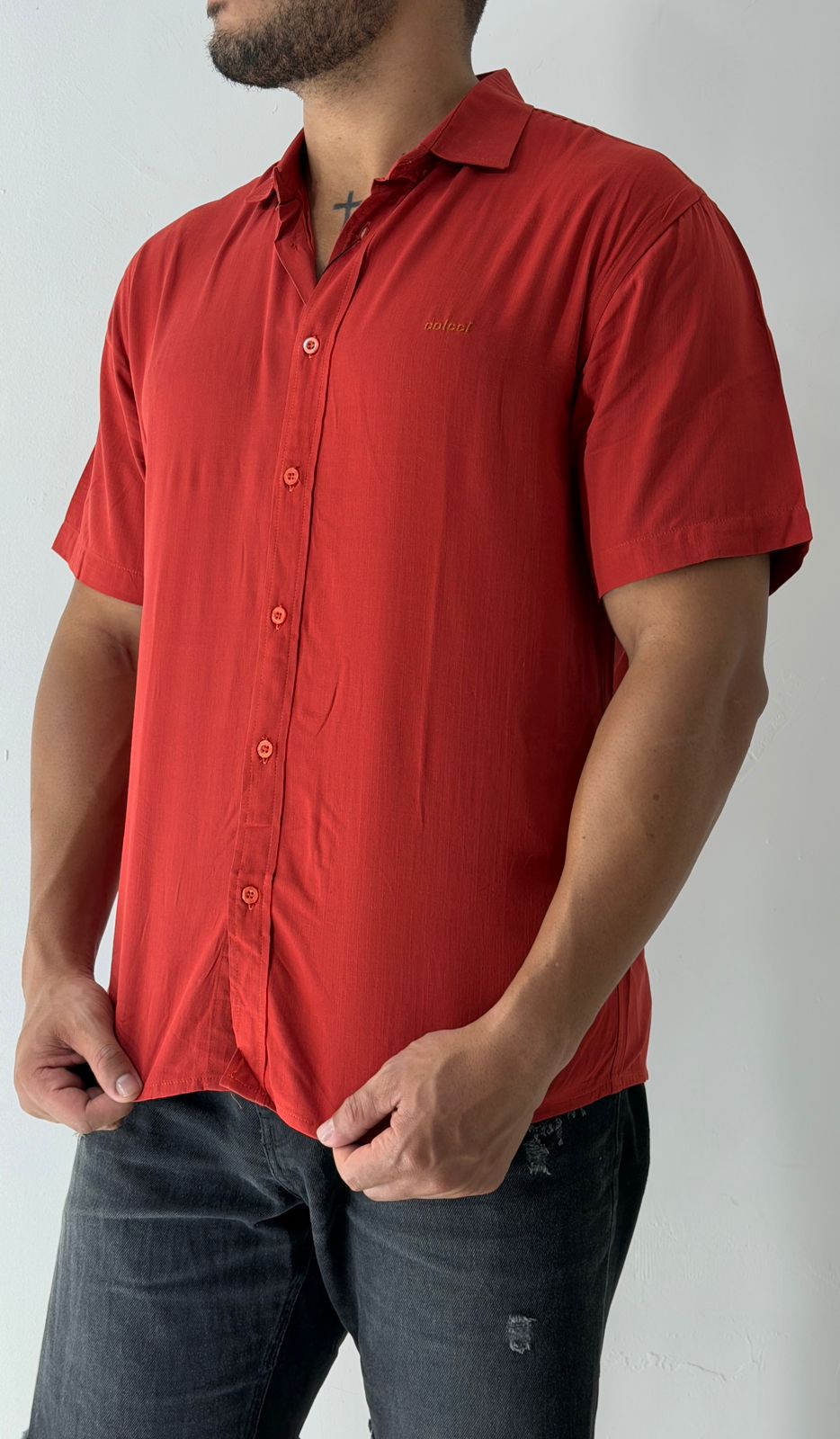 CAMISA SOCIAL VISCO LINHO COLCCI