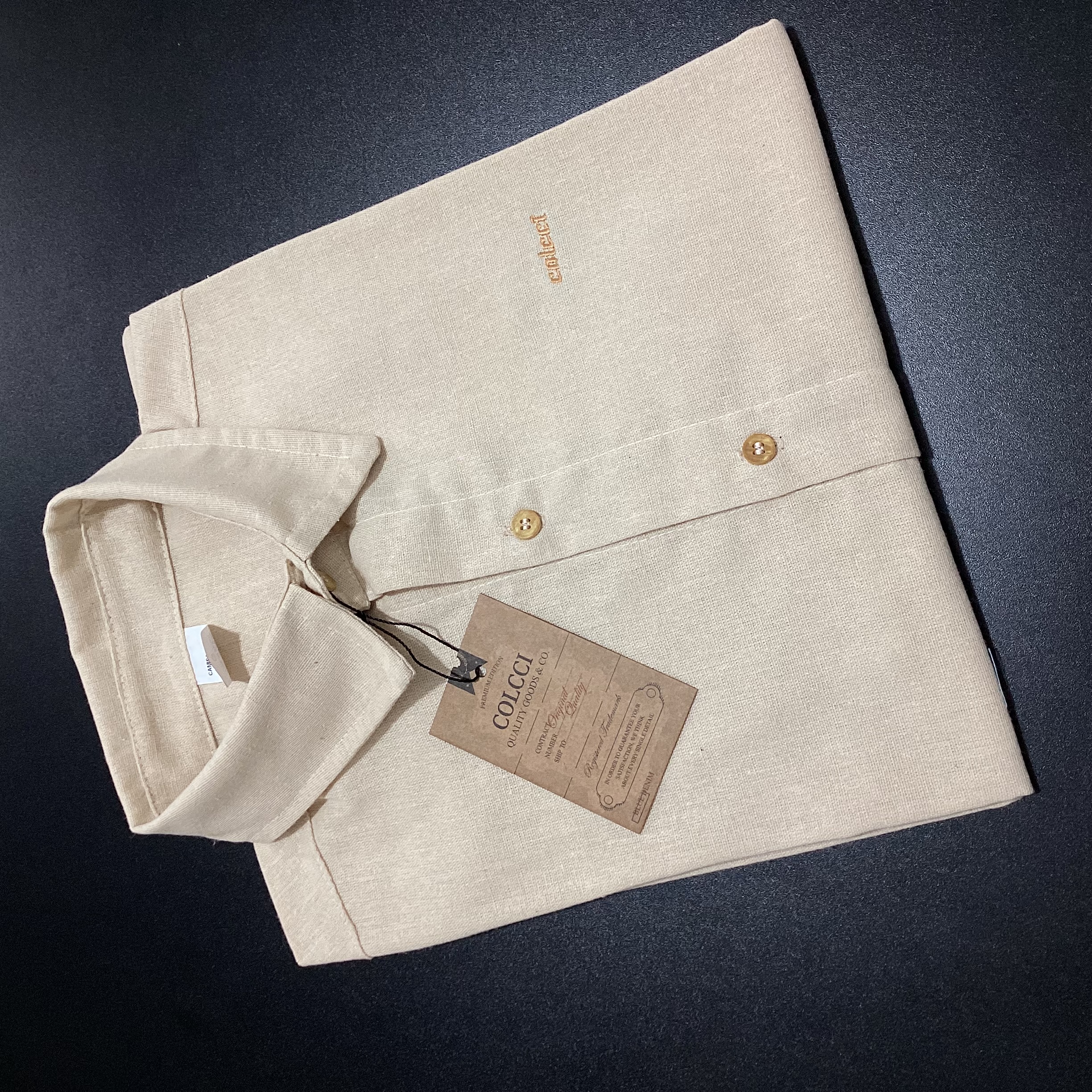 CAMISA SOCIAL LINHO COLCCI