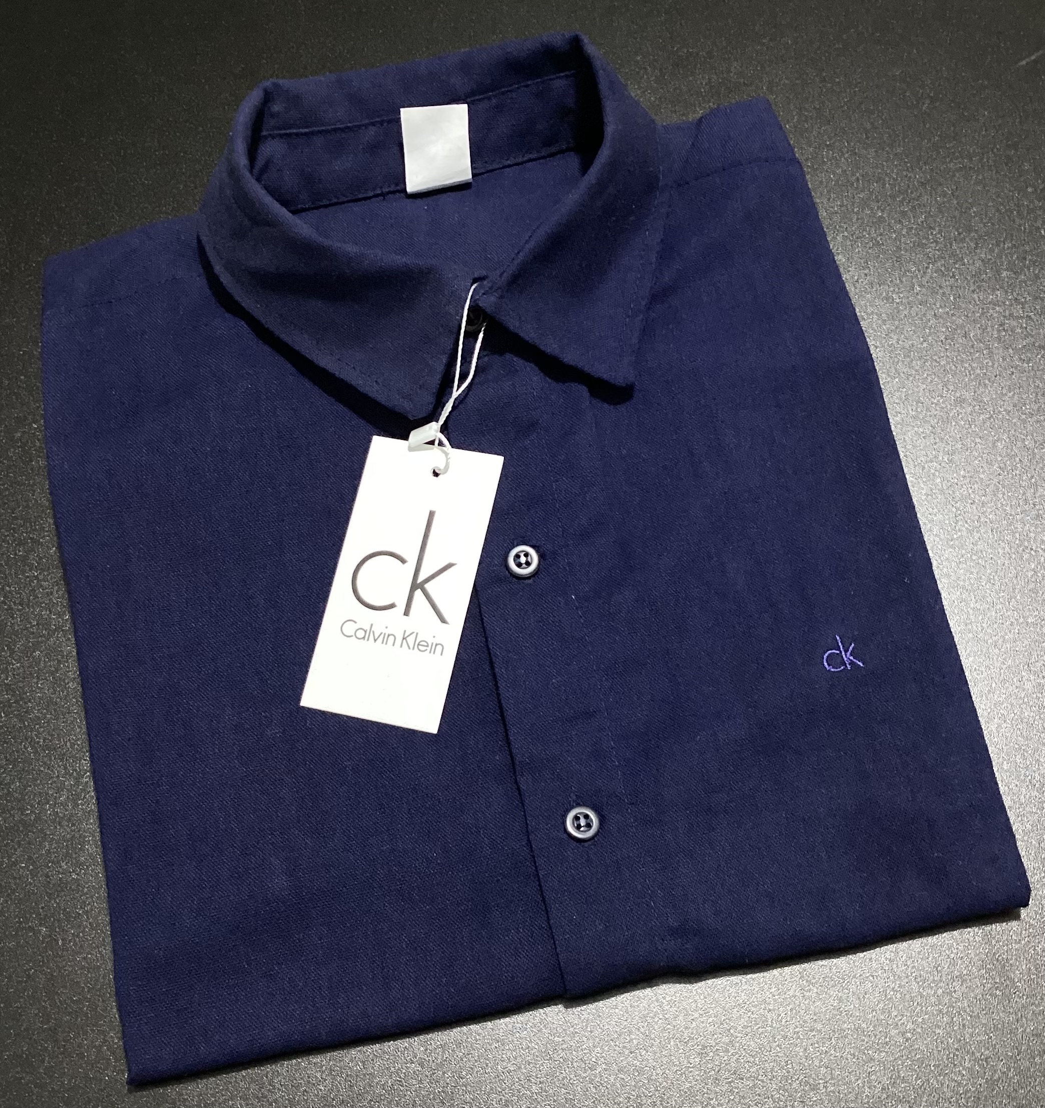 CAMISA SOCIAL LINHO CALVIN KLIEN