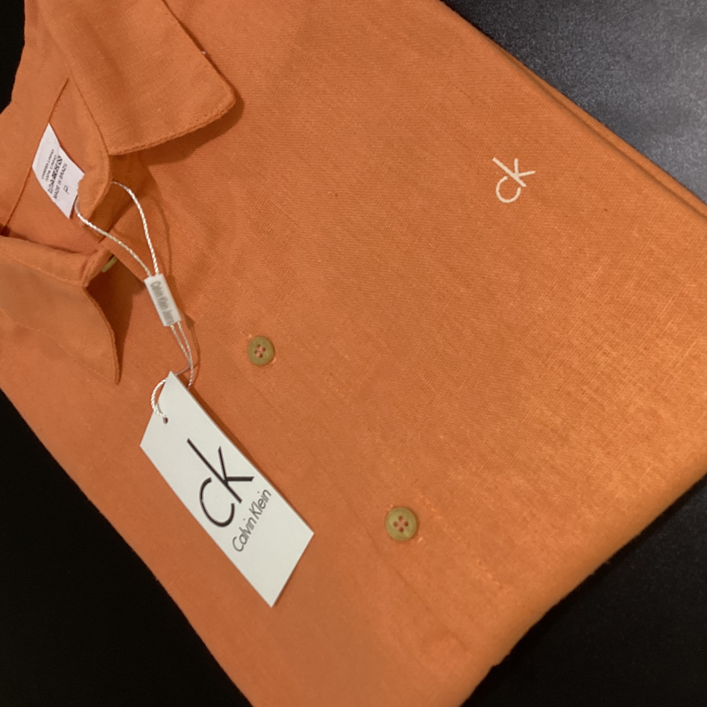 Foto 2 de CAMISA SOCIAL LINHO CALVIN KEIN