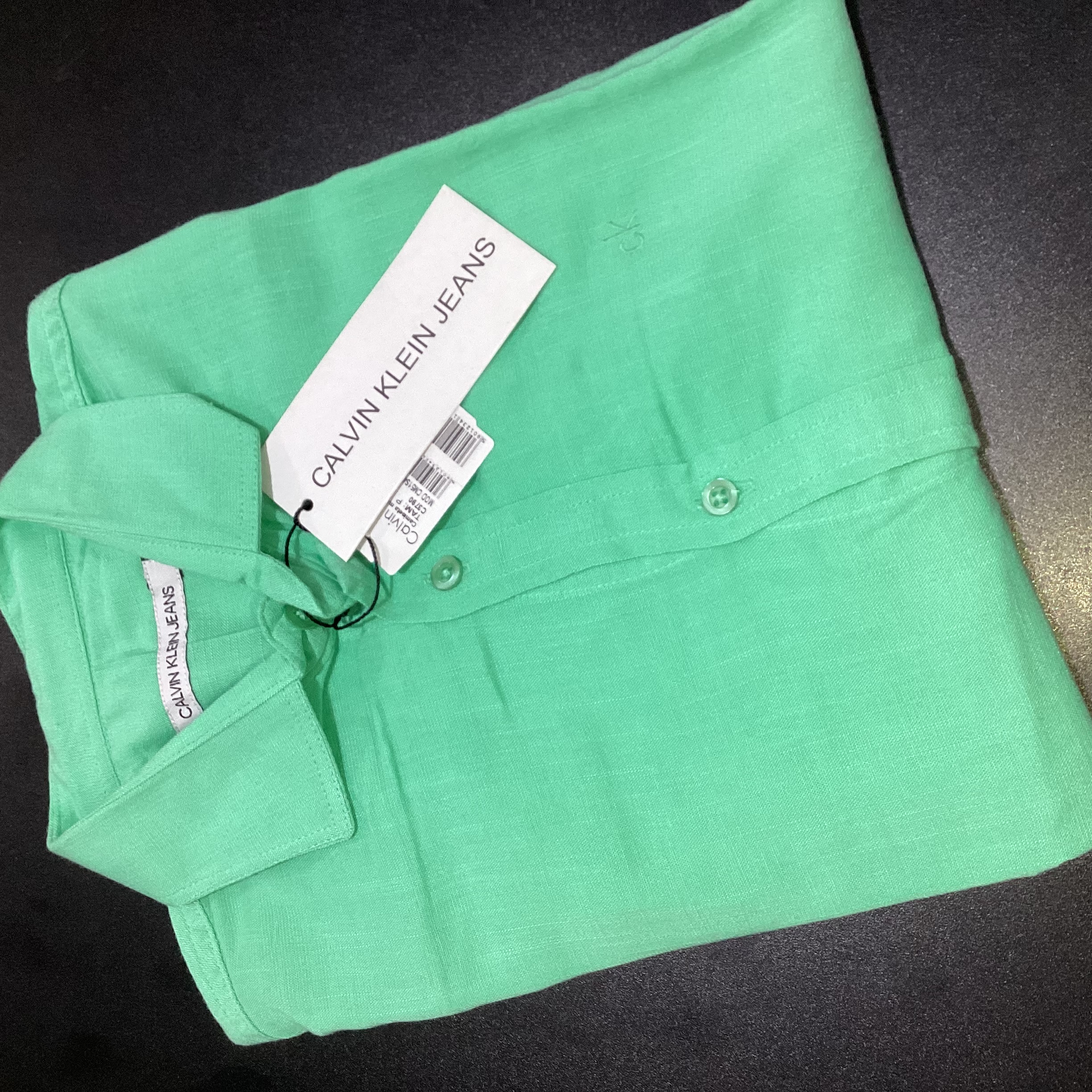 CAMISA SOCIAL LINHO CALVIN KLEIN