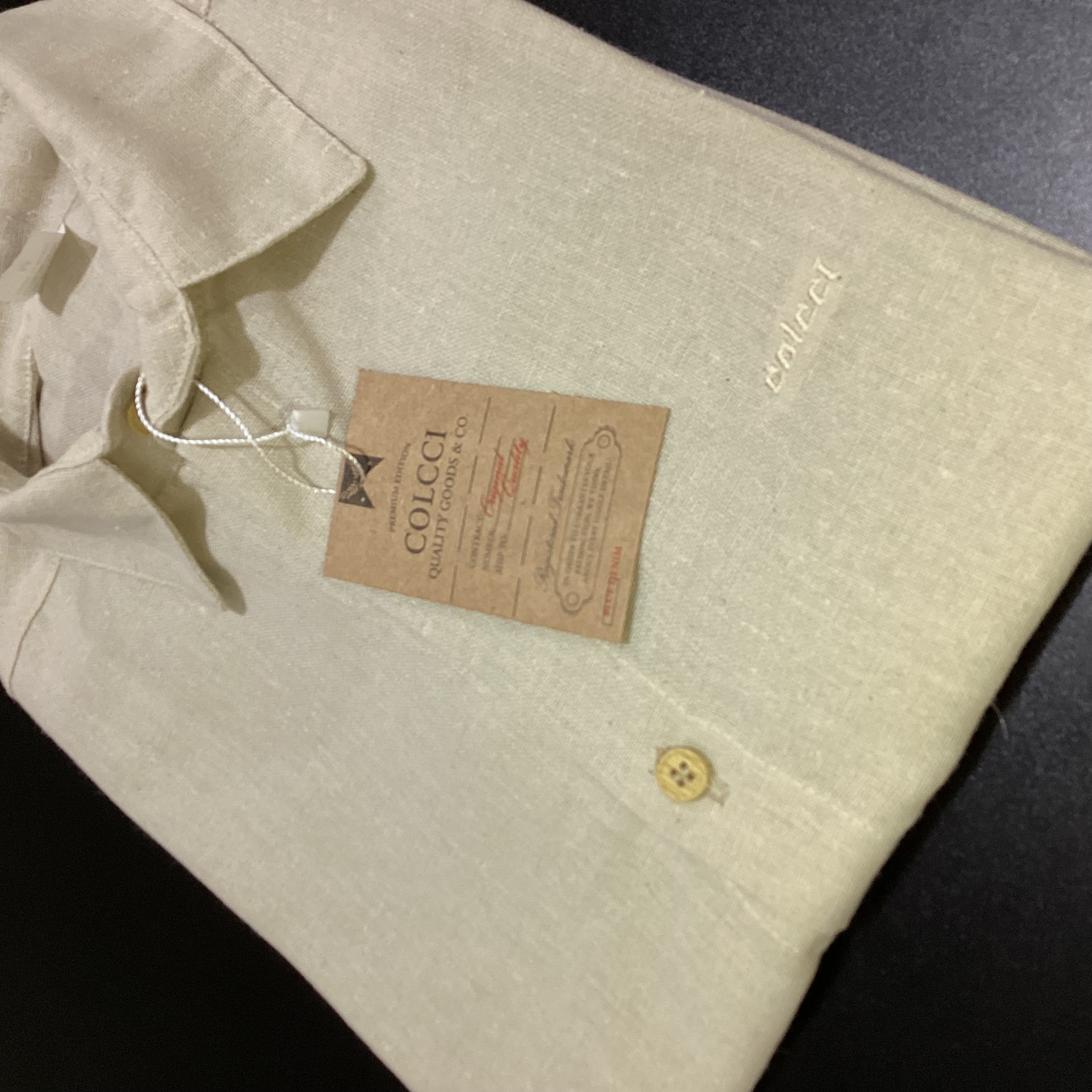 Foto 2 de CAMISA SOCIAL LINHO COLCCI