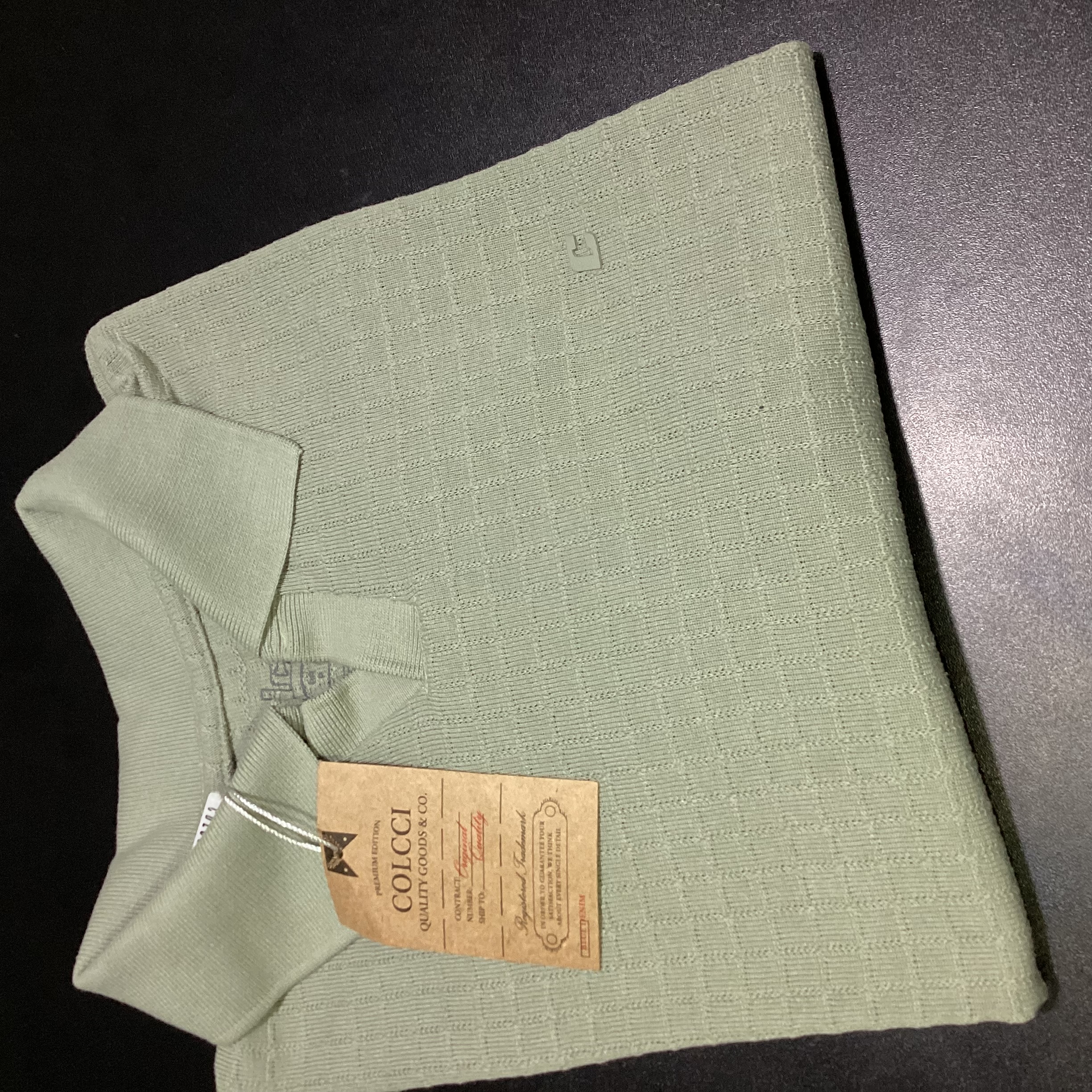 CAMISA  POLO TEXTURIZADA GOLA V COLCCI