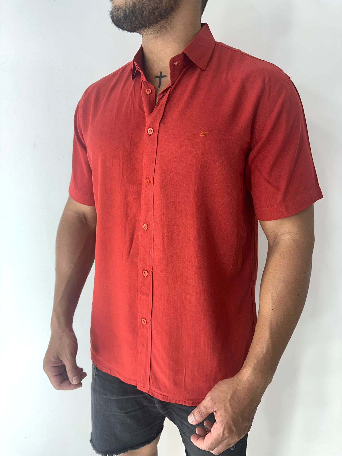 CAMISA SOCIAL VISCO LINHO ELLUS